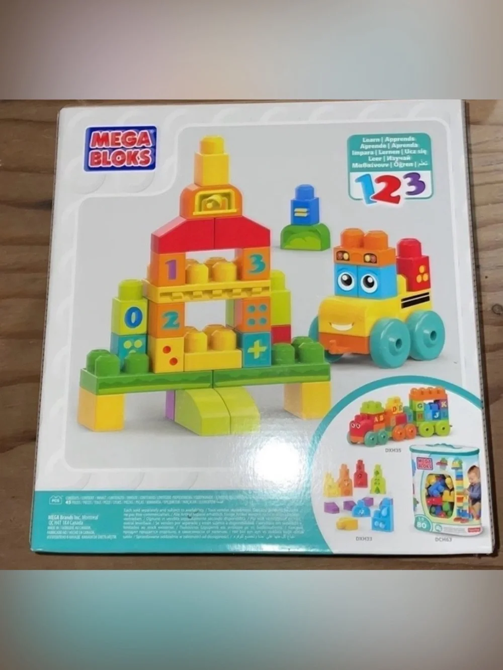 Mega Bloks Building Basics 123 Counting Bus